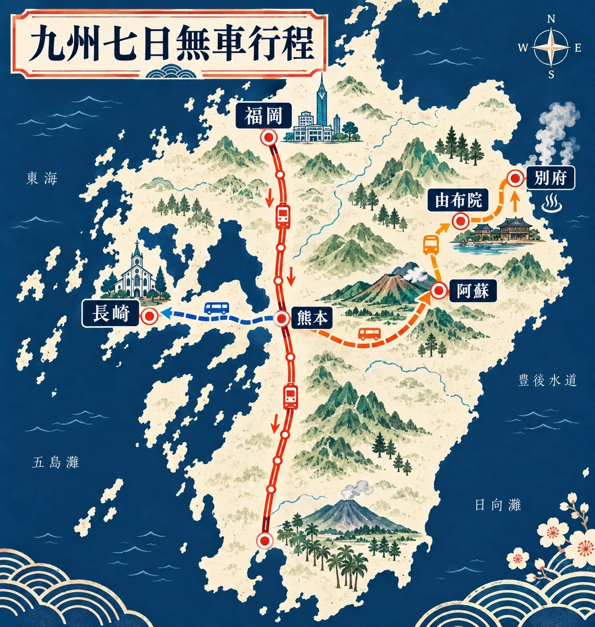 小倉半日步行路線:小倉站、小倉城、旦過市場與魚町商店街