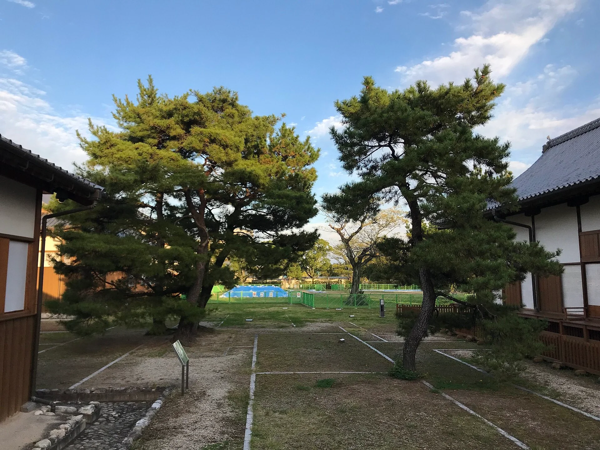 佐賀城本丸歷史館附近護城堀與綠地