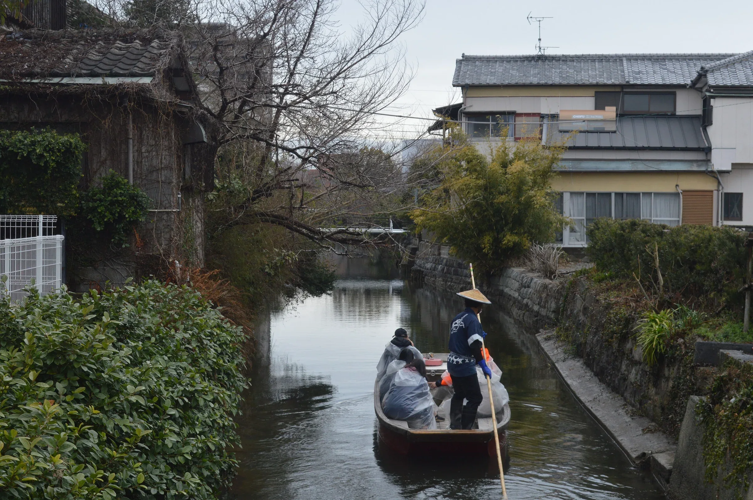 柳川川下り木舟沿市區掘割航行